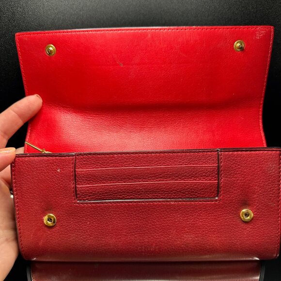 Celine Leather Continental Wallet w/COA - GUC - Picture 7 of 10